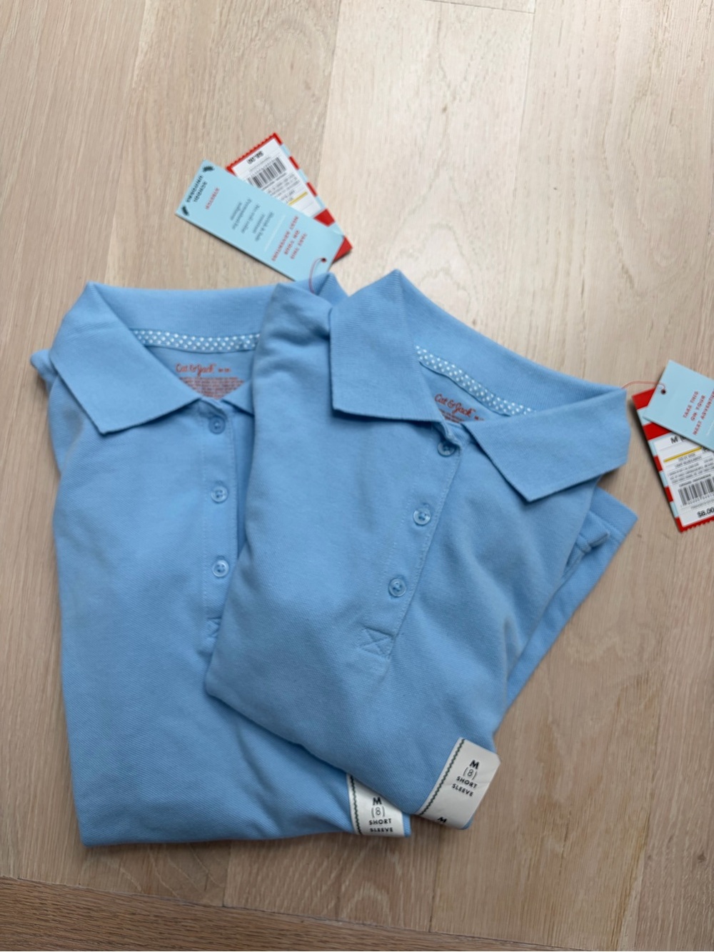 Cat & Jack Light Blue Polo Shirt for Kids